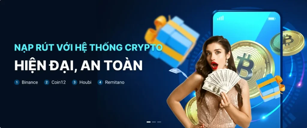 Hệ thống nạp rút tiền hiện đại sin88